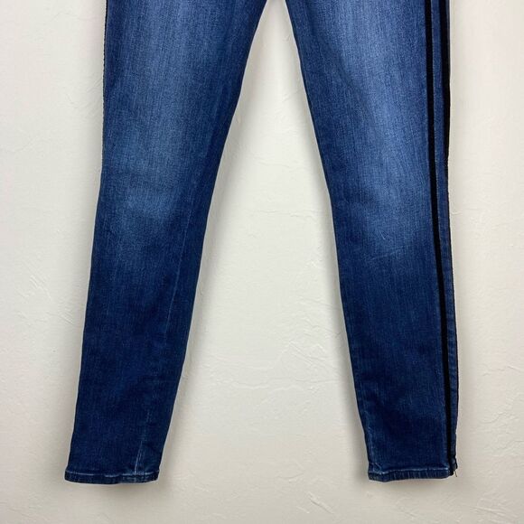 7 For All Mankind B(air) Authentic Stripe Ankle Skinny Jeans - Picture 5 of 8
